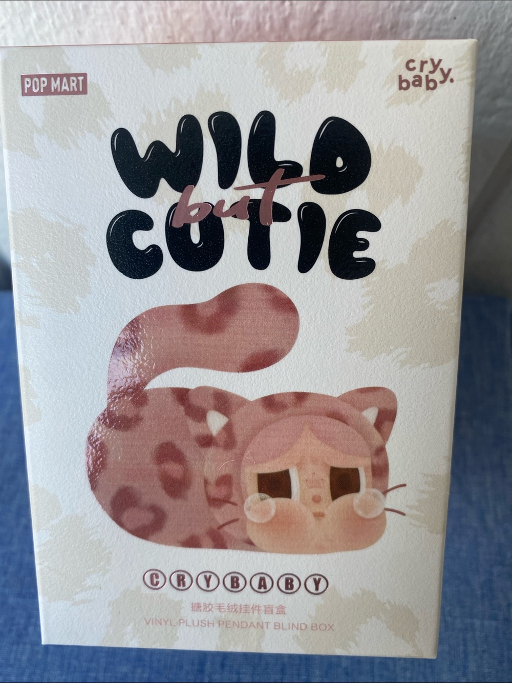 Crybaby Wild Cutie Pink Cat Vinyl Plush Pendant by POP MART